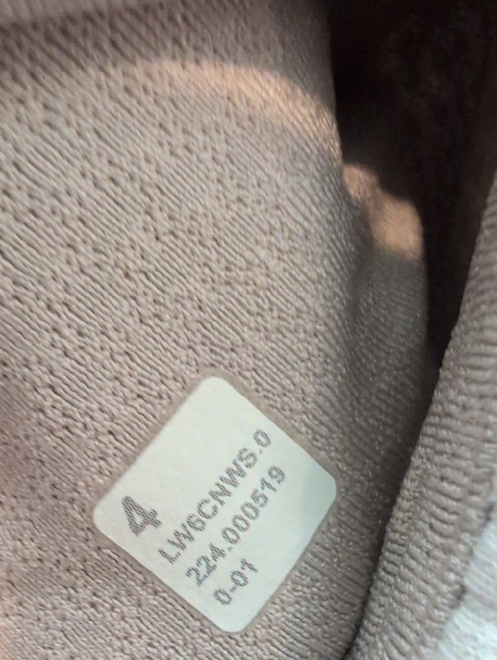 Lululemon Ribbed Softstreme Zip-leg High Rise Crop Pant Bone - Picture 8 of 11
